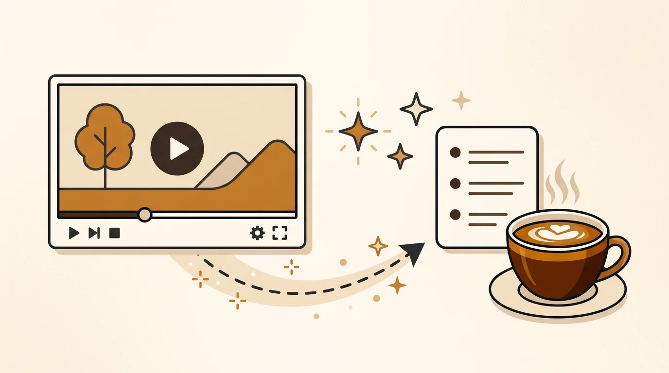 How to Summarize YouTube Videos with Sipsip: Transcript, AI Summary, and Daily Brief