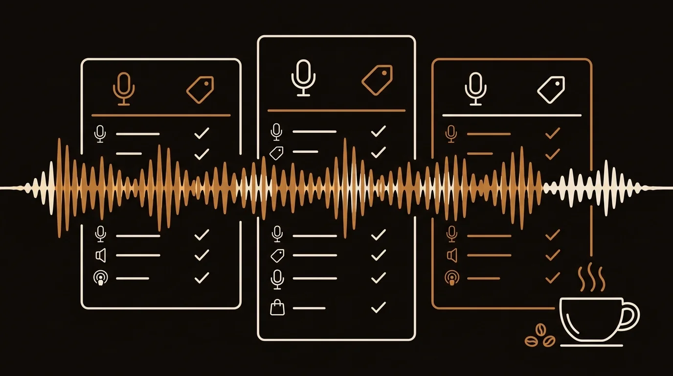 Audio recording being transcribed by alternative AI tools cheaper than Rev AI
